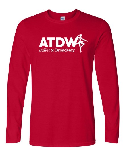 ATDW Long Sleeve TShirt 64400A-3 2XL RED