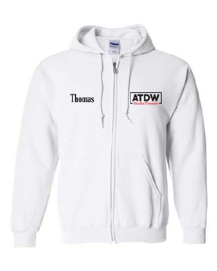 Shrek the Musical Zip Up Hoodie 18600B-2 XSM WHT