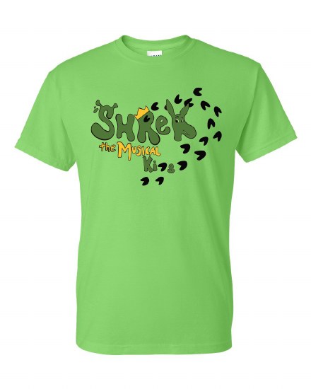 Shrek the Musical T-Shirt 8000A-1 SM LIME