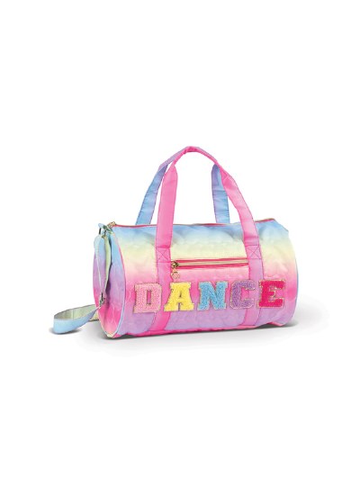 Danshuz Quilted Rainbow Duffel B24501 O/S RAINB