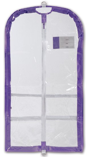 Danshuz Clear Garment Bag B596 O/S LAV