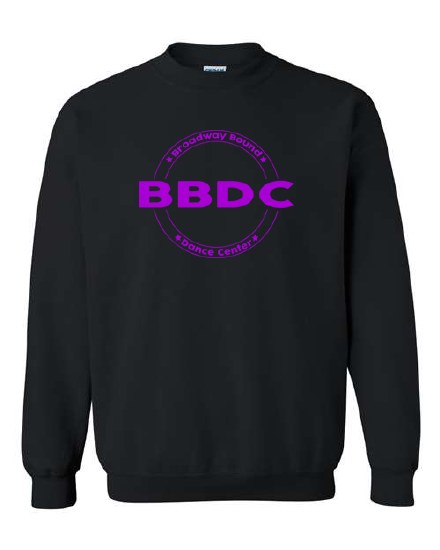 Crew Neck Sweatshirt 18000B-1 XSM BLK