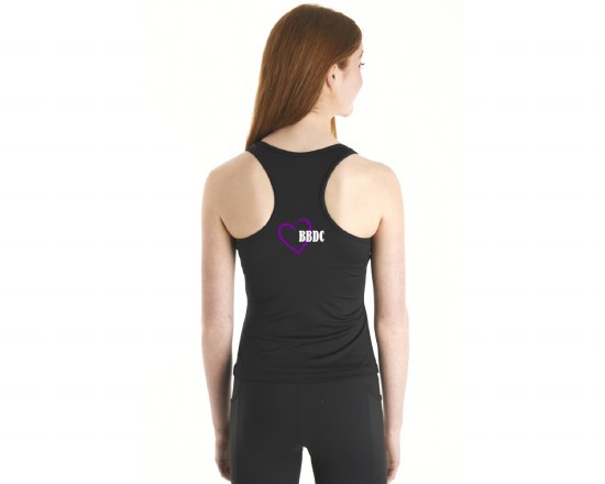 Racerback Tank Top BBDC 8999A-3 XSM BLK