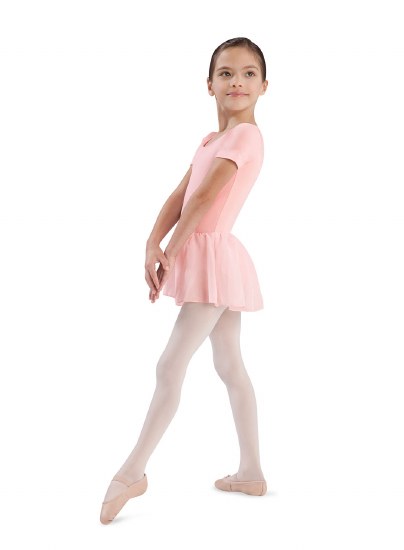 Bloch Short Sleeve Skirted Leotard CL5342 2-4 LPK