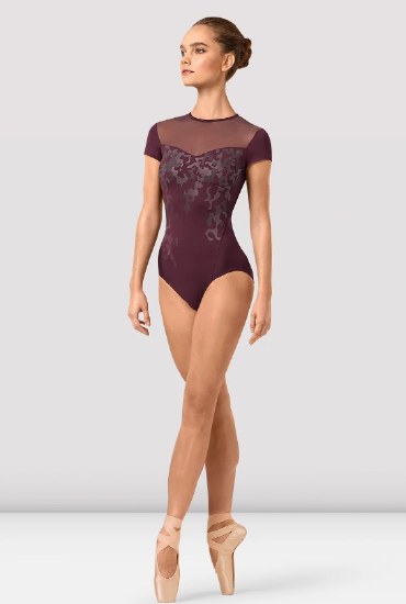 Bloch Mirage Print Cap Sleeve Leotard L4302 XS MSK