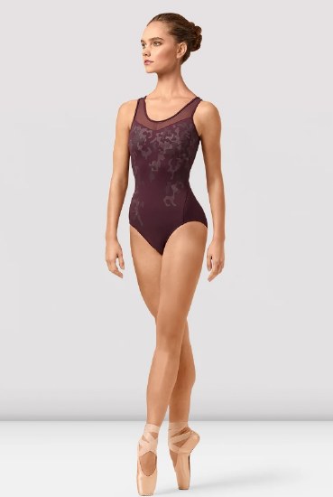 Mirage Print Scoop Neck Leotard L4315 MED MSK