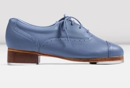 Bloch Jason Samuels Smith Pebble Leather Tap Shoes S0313LG-SV SKY 8