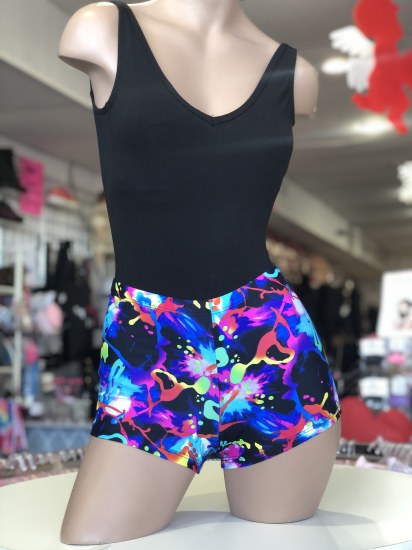 Body Wrappers Printed Shorts 700 XSM TDS