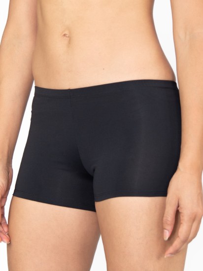 Body Wrappers Boy Cut Shorts BWP282 XSM BLK