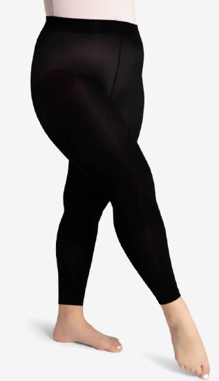 Capezio Footless Tight 1917C O/S BLK