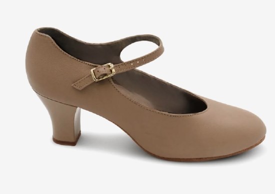 Capezio 2" Student Footlight Leather 650 W CAR 9