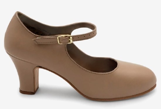 Capezio 2.5" Leather Manhattan Character 653 CAR 5.5