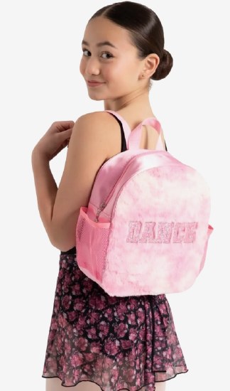 Capezio Faux Fur Dance Backpack B287 O/S PNK