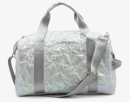 Capezio Metallic Star Travel Duffle B323 O/S MSL