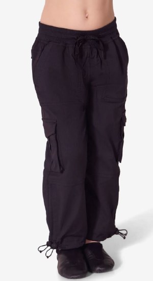 Capezio Studio Joggers F12555C 8-10 BLK