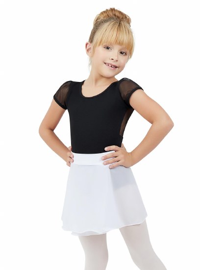 Capezio Pull On Skirt TC0011C 6-7 WHT