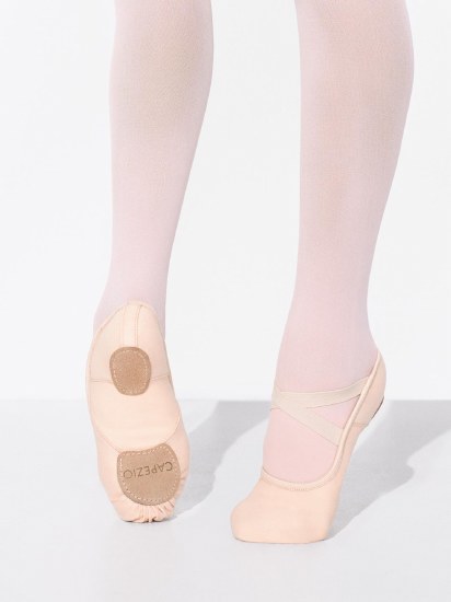 Capezio Hanami Canvas Ballet Shoe 2037W M LPK 6