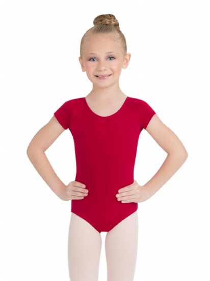 Capezio Short Sleeve Leotard CC400C 6-7 GAR