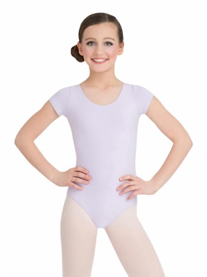 Capezio Short Sleeve Leotard CC400C 6-7 LAV