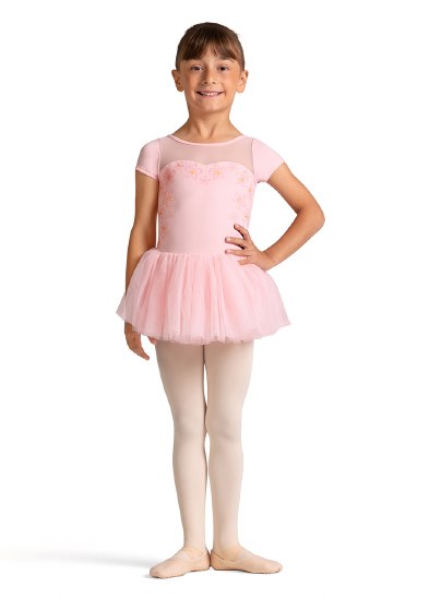 Bloch Cap Sleeve Tutu  Leotard CL20007 2-4 CDP