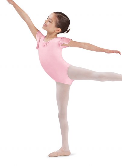 Bloch Ruffle Sleeve Leotard CL3732 6X-7 CDP