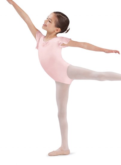Bloch Ruffle Sleeve Leotard CL3732 2-4 LPK
