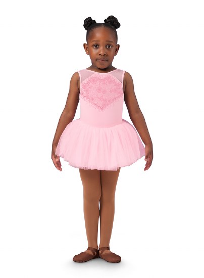 Bloch Lace Tank Tutu Leotard CL4165 2-4 CDP