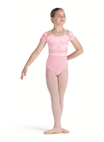 Bloch Scoop Neck Cap Sleeve Leotard CL5282 6-7 CDP
