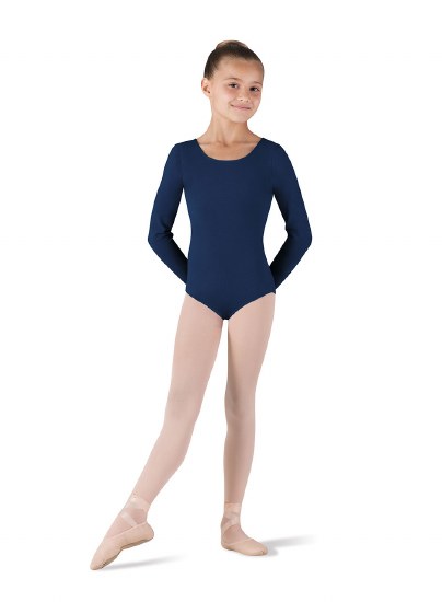 Bloch Long Sleeve Leo CL5409 2-4 NAV