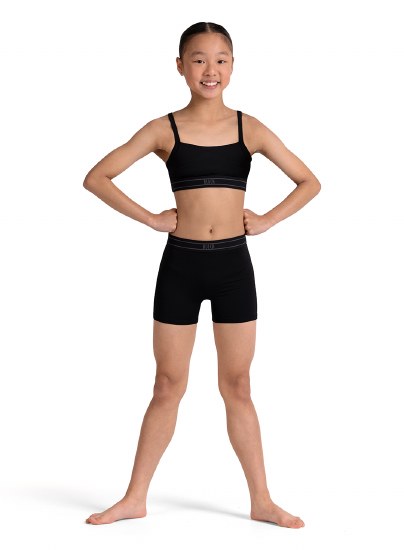 Bloch Logo Shorts CR90004 10 BLK