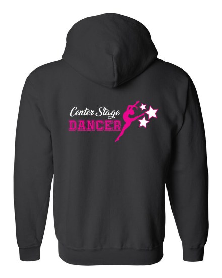 Zip Up Hoodie 18600B-2 XSM BLK