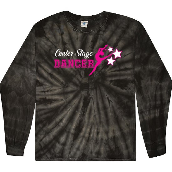 Tie Dye Long Sleeve 2000A-2 SM SPBLK