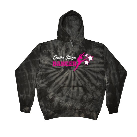 Tie Dye Hoodie 8777C-2 2-4 SPBLK