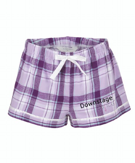Flannel PJ Shorts 6501A-6 XXS LAV