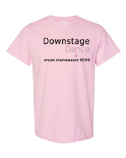 Downstage Dance 2026 Recital Shirt REC26 5000A SM LPK
