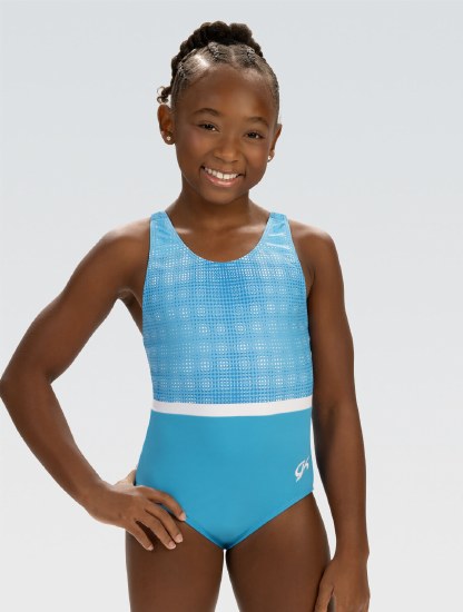 GK Elite Optimistic Tank Leotard E5330C 2-4 TURQ