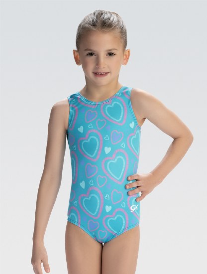 GK Elite Sweetheart Tank Leotard E5386C 4-6 ALL