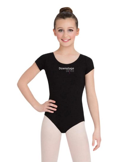 Short Sleeve Leotard 10475A-1 SM BLK