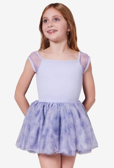 Capezio Rose Printed Mesh Dress F12433C 2-4 LIL