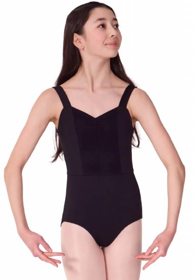 Capezio Mesh Back Tank Leotard F12580C 8-10 BLK