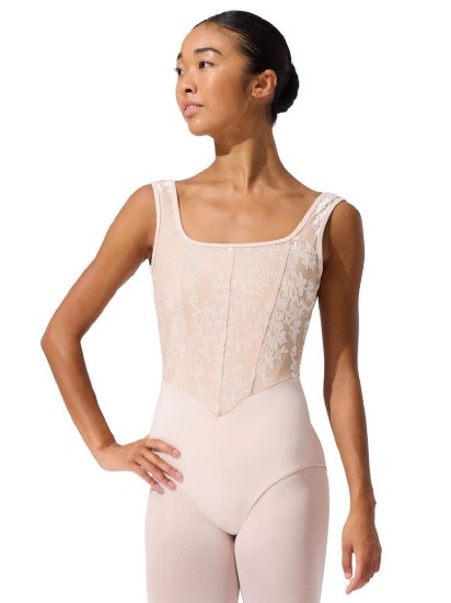 Capezio Tank Burnout Detail Leotard F12702W SM CYG