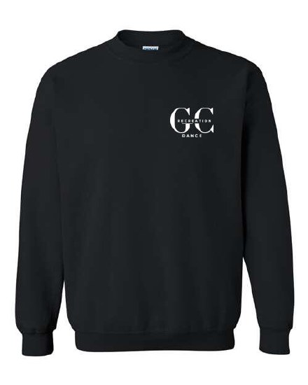 Crew Neck Sweatshirt 18000A-1 XSM BLK