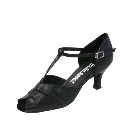 GoGo Dance T-Strap Ballroom Shoe 4200 BLK 5