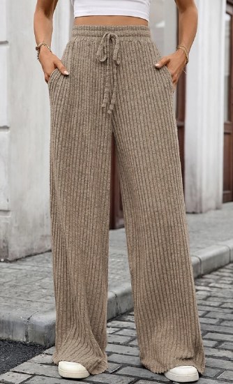 Full Time Purchase Drawstring Pants HLL2007 SM KHAKI