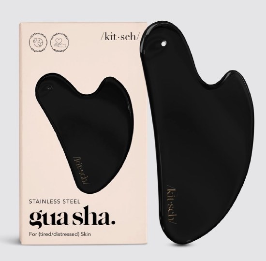 Kitsch Stainless Steel Gua Sha 504117 O/S BLK