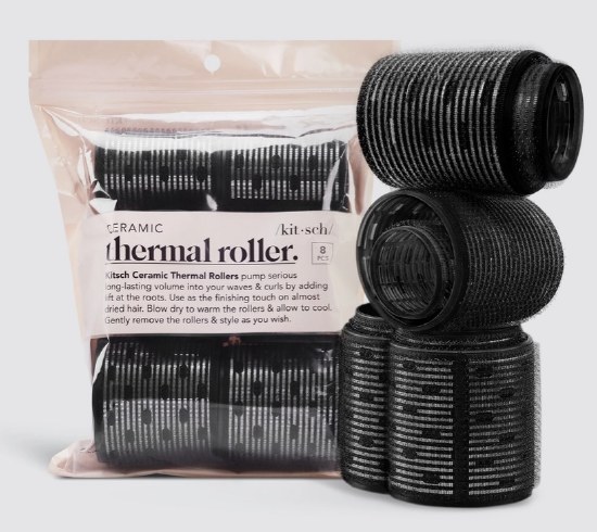 Kitsch Ceramic Thermal Rollers 1135 O/S BLK