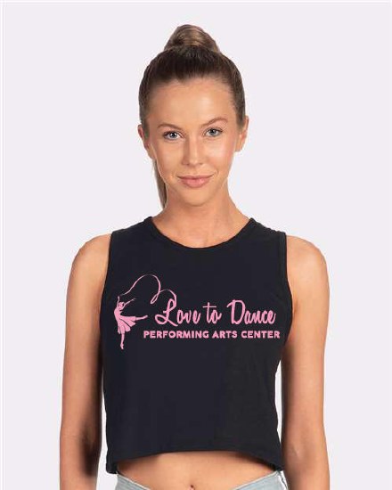 Crop Tank 5083A-4 XSM BLK