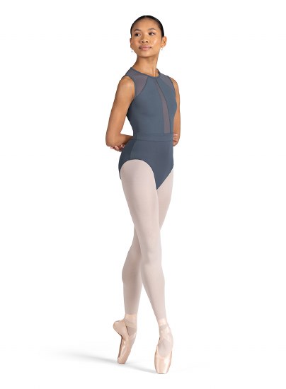 Bloch Zip Back Tank Leotard L3375 MED GPH