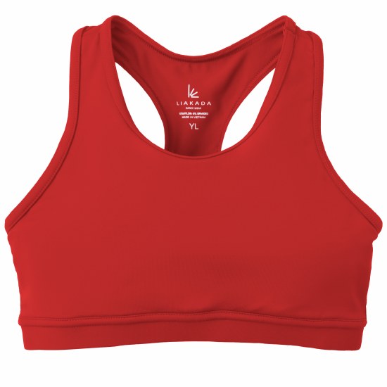 Covalent Activewear Racerback Bra Top 9100 INT RED