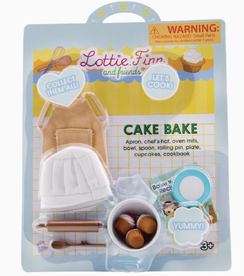 Lottie Dolls Cake Bake Outfit LT109 O/S CAKE